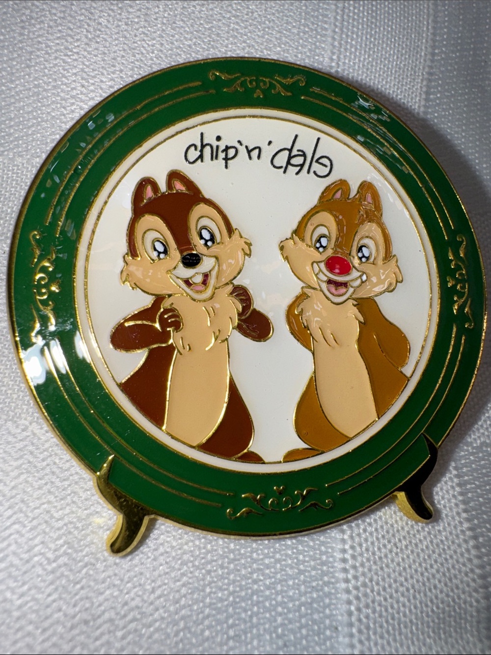 Disney Chip and Dale Signature Platter Released Shanghai Disney Resort 11/1/24 - Picture 2 of 5
